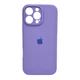 Чохол для смартфона Silicone Full Case AA Camera Protect for Apple iPhone 16 Pro 26,Elegant Purple (FullAAi16P-26) - изображение 1