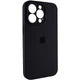 Чохол для смартфона Silicone Full Case AA Camera Protect for Apple iPhone 15 Pro Max 14,Black (FullAAi15PM-14) - изображение 2