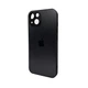 Чохол для смартфона AG Glass Matt Frame Color Logo for Apple iPhone 15 Graphite Black (AGMattFrameiP15Black) - изображение 1