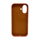 Чохол для смартфона Silicone Full Case AA Open Cam for Apple iPhone 16 42,Saddle Brown (FullOpenAAi16-42) - зображення 3
