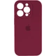 Чохол для смартфона Silicone Full Case AA Camera Protect for Apple iPhone 14 Pro Max 47,Plum (FullAAi14PM-47) - изображение 1
