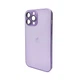 Чохол для смартфона AG Glass Matt Frame Color Logo for Apple iPhone 13 Pro Max Light Purple (AGMattFrameiP13PMLPurple) - изображение 1