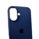 Чохол Premium для смартфона Silicone Full Case AA Open Cam for Apple iPhone 16 7,Dark Blue (FullOpeAAi16-7) - изображение 5