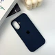 Чохол Premium для смартфона Silicone Full Case AA Open Cam for Apple iPhone 16 7,Dark Blue (FullOpeAAi16-7) - изображение 6