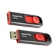 Флеш-накопичувач ADATA USB 2.0 C008 32Gb Black/Red (AC008-32G-RKD) - изображение 3
