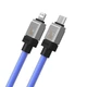 Кабель Baseus CoolPlay Series Fast Charging Cable Type-C to iP 20W 2m Blue (CAKW000103) - изображение 3