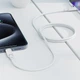 Кабель Acefast C18-03 USB-C to USB-C braid charging data cable White (6974316284253) - зображення 6