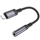 Переходник Borofone BV24 Graceful Lightning to 3.5mm (Metal grey) (230386) - изображение 5