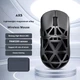 Геймерська акумуляторна бездротова (Bluetooth + 2,4G) миша з магнію MCHOSE Ax5, PixArt PAW3395 4K, 26000DPI, BLACK/ЧОРНА (AX5B) - зображення 2