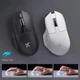 Геймерська акумуляторна бездротова (Bluetooth + 2,4G) миша MCHOSE G7 Max+8K dongle, PixArt PAW3395 , 26000DPI, White/Білий (MC-G7-4D) - зображення 12