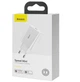 Зарядний пристрій Baseus Speed Mini Quick Charger 20W White - зображення 2