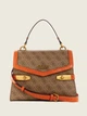 Сумка GUESS ZADIE Logo Top Handle 620-1 Лате-оранжевий - изображение 1