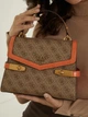 Сумка GUESS ZADIE Logo Top Handle 620-1 Лате-оранжевий - изображение 2