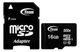 Карта памяти Team Group microSDHC 16 ГБ UHS-I Class 10 с SD-адаптером, чтение до 80 МБ/с, запись до 15 МБ/с (TUSDH16GCL10U03) - изображение 2