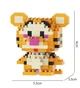 Конструктор фигурка Пиксели BRICKS Тигруля серия "Мультгерои" Tigger Micro Diamonds Blocks M3021 - изображение 2