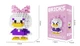Конструктор фігурка Пікселі BRICKS Дейзі Дак серія "Мультгерої" Daisy Duck Micro Diamonds Blocks M3008 - зображення 3