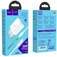 Мережевий Зарядний Пристрій Hoco C80A 1USB/18W/QC3.0 + 1Type-C/20W/PD + (Type-C - Lightning) (Білий) - зображення 8