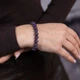 Жіночий Браслет Violet з натурального каменю Аметист - 18 см - зображення 15