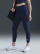 Спортивные леггинсы для фитнеса высокие женские Nike W Nsw Nk Clsc Hr 7/8 Tight Lbr DV7789-410 XL Midnight Navy/Sail (0198482986322) - изображение 1