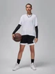 Спортивная футболка для фитнеса женская Nike W J Spt Diamond Ss Top FN5116-100 M Белая (0196975511372) - изображение 3