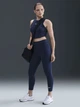 Спортивные леггинсы для фитнеса высокие женские Nike W Nsw Nk Clsc Hr 7/8 Tight Lbr DV7789-410 XL Midnight Navy/Sail (0198482986322) - изображение 3