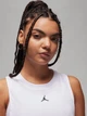 Спортивная майка для фитнеса женская Nike W J Spt Diamond Tank FB4629-100 L Белая (0196972506746) - изображение 4