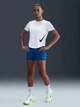 Спортивна футболка для фітнесу жіноча Nike W Nk Tempo Swsh Hbr Df Ss Top HV2772-100 M Біла (0198481421398) - зображення 3