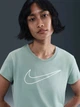 Футболка хлопковая женская Nike W Nsw Club Ss Tee Hbr Md HV5002-017 S Мятная (0198482159382) - изображение 5