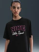 Футболка хлопковая оверсайз длинная женская Nike W Nsw Ss Tee B2S Oc IF1180-010 L Черная (0198482065294) - изображение 6