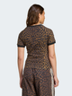 Футболка бавовняна жіноча Adidas Originals Leopard Cali JW7304 M Коричнева (4068811984403) - зображення 2