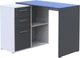 Офисный стол Doros T8 100х83х75 см Белый/Графит (41516125) - изображение 2