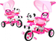 Триколісний велосипед для дітей SporTrike Панда Рожевий (5903864909630) - зображення 5