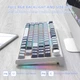 Беспроводная механическая клавиатура Attack Shark K86 с TFT-дисплеем и RGB-подсветкой - изображение 4
