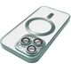 Чохол TPU Metallic Full Camera with Magsafe для Apple iPhone 14 Pro Max (Matte Green) - зображення 2