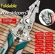 Складные плоскогубцы RUI TOOLS для зачистки проводов многофункциональный кабельный резак обжимка нож Мультитул 18 в 1 - изображение 8