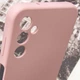 Чохол-накладка TPU GETMAN Liquid Silk Full Camera для Samsung Galaxy A16 4G / Samsung Galaxy A16 5G, силіконовий протиударний кейс із захистом камери та корпусу Pink Sand - изображение 6