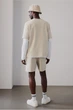Шорты H&M Regular Fit Sweatshorts Beige 1224295003 XL - изображение 3