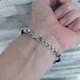 Браслет с ликами святых из серебра 19+3 см - изображение 8