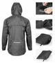 Kurtka przeciwdeszczowa RockBros YPY013BK3XL oddychająca wiatroodporna XXXL Black (5907769361937) - obraz 3