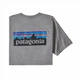 Футболка Patagonia P-6 Label Responsibili-Tee Grey 38504-Glh S - изображение 5