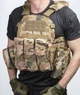Плитоноска жилет тактический MOLLE мультикам военная армейская - изображение 4