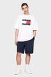 Футболка Tommy Jeans Skate Flag Tee White DM0DM19555 L - изображение 5