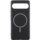 Чохол панель силіконовий Premium Silicone Cover with MagFit MagSafe для Google Pixel 9 / 9 Pro Чорний / Black - зображення 1