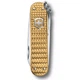 Складной нож Victorinox Classic SD Precious Alox для повседневного использования золотистый рифленый 5 функций - изображение 2