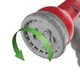 Пистолет-распылитель для полива INTERTOOL GE-0002 8 функций + адаптер с резьбой 1/2", 3/4" и 2 коннектора для шланга 1/2" - изображение 4