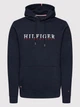 Худи Tommy Hilfiger Corp Graphic Blue MW0MW22204 M - изображение 4