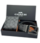 Подарочный набор Coach кожаный кошелек и ремень Boxed Wallet And Belt Set In Signature Canvas #2 - изображение 1