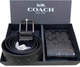 Подарочный набор Coach кожаный кошелек и ремень Boxed Wallet And Belt Set In Signature Canvas #4 - изображение 1