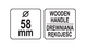 Młotek gumowy YATO 2-warstwowy 58 mm z drewnianą rączką 580 g 340 mm (YT-4603) - obraz 3