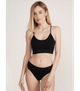 Женские бесшовные стринги String Briefs Grain - Giulia - STRING BRIEFS GRAIN - S/M - Black - изображение 1
